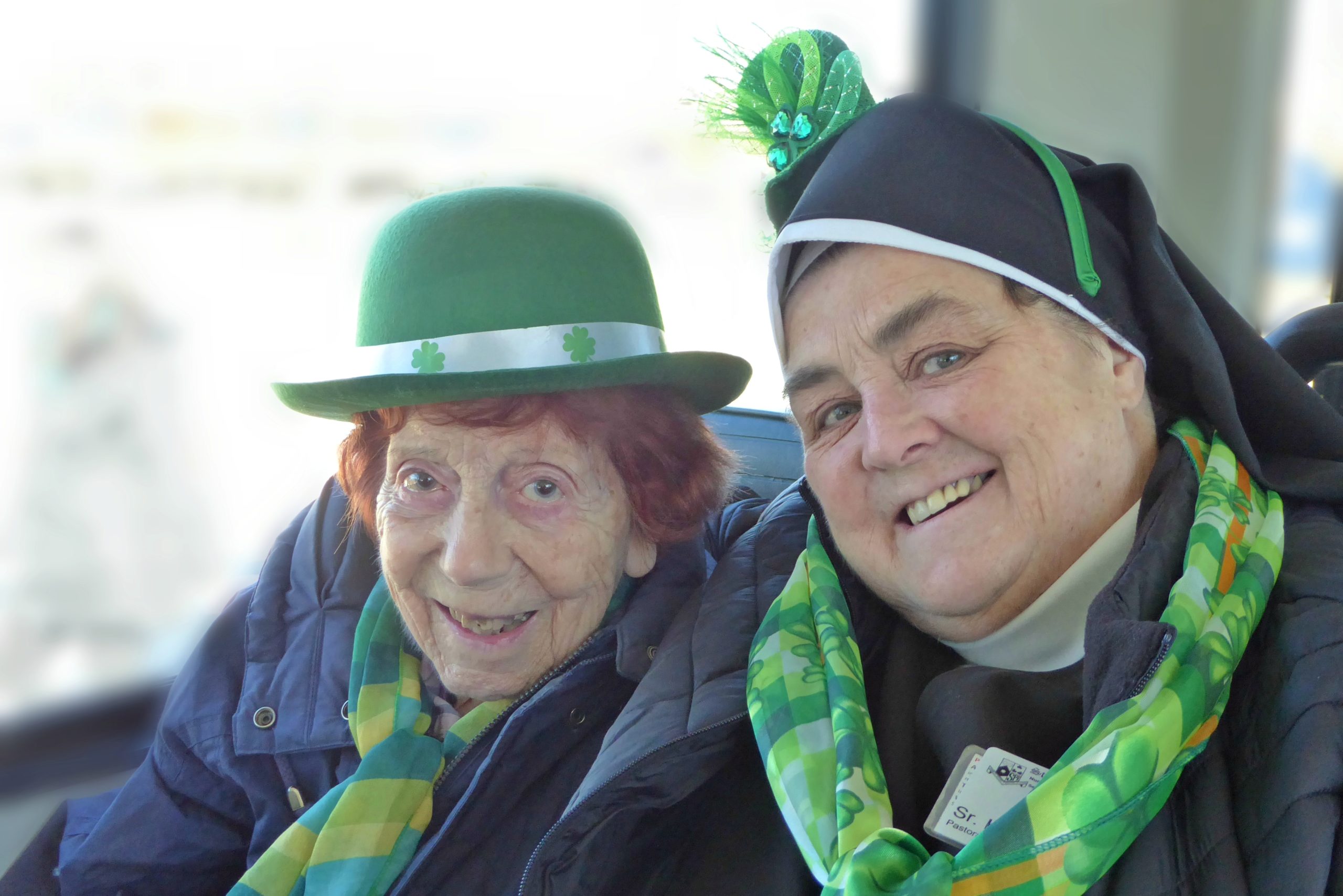 Our staff and residents enjoy celebrations like St. Patrick's Day at St. Patrick's Residence.